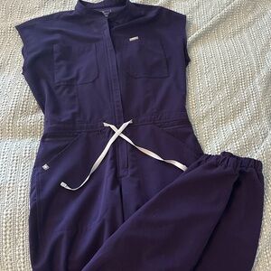 Women's Purple Figs Jumpsuit